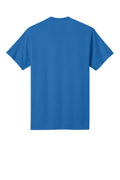 Custom Embroidered Port & Co T-Shirts  in Royal