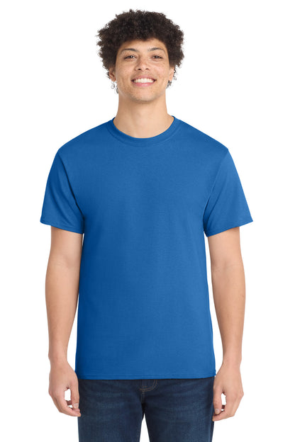 Custom Embroidered Port & Co T-Shirts  in Royal