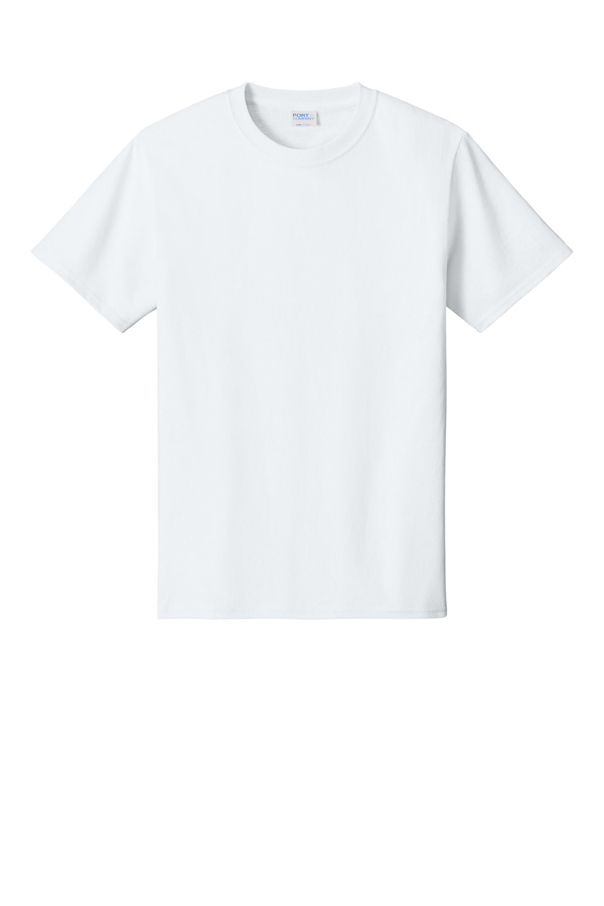 Custom Embroidered Port & Co T-Shirts  in White