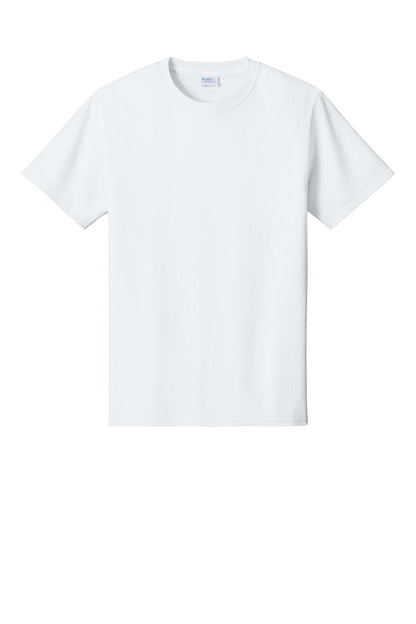 Custom Embroidered Port & Co T-Shirts  in White