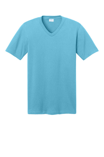 Port & Company Core Cotton V-Neck Tee. PC54V