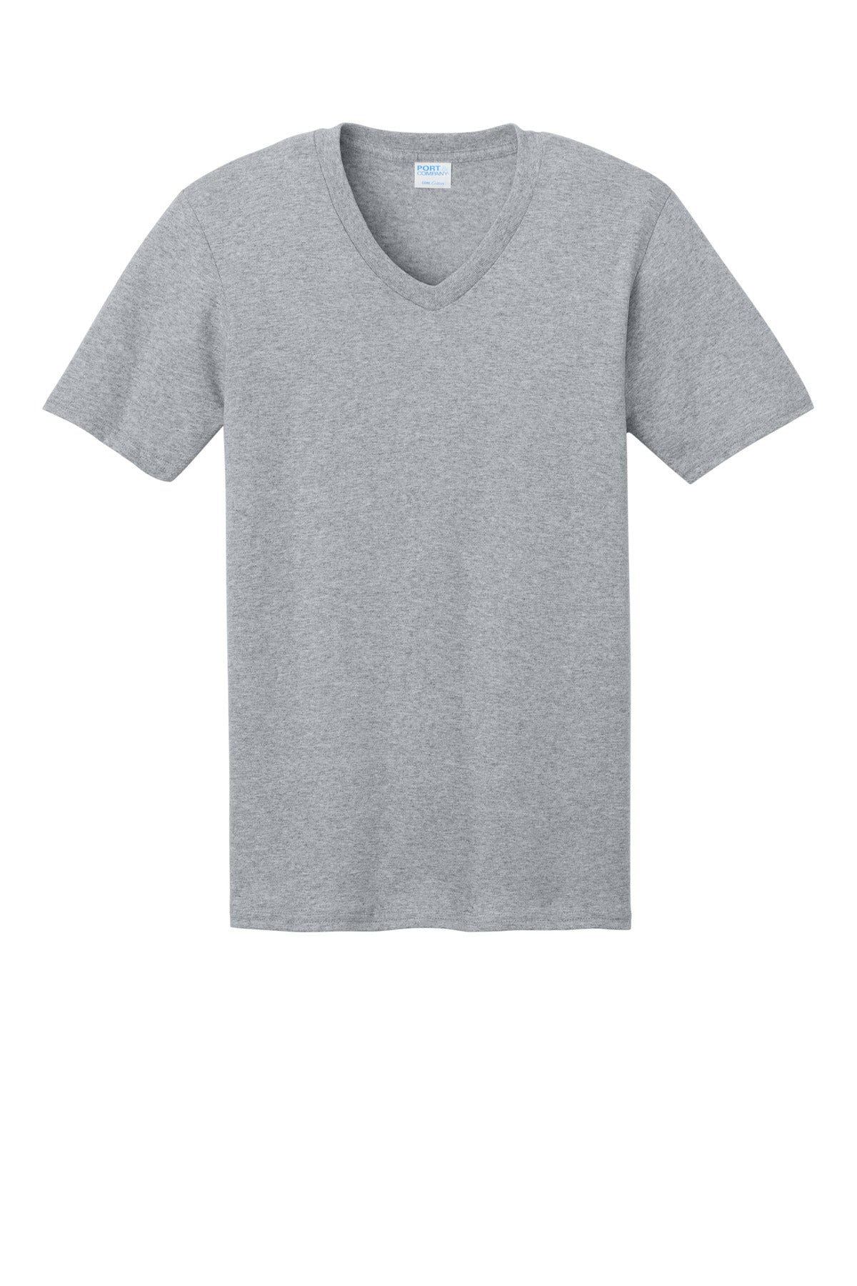 Custom Embroidered Port & Co T-Shirts  in Athletic Heather
