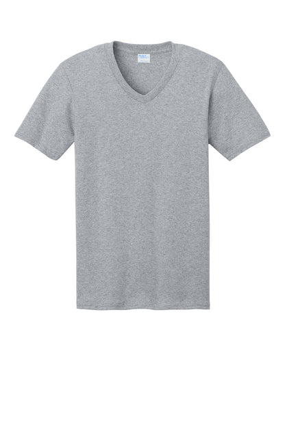 Custom Embroidered Port & Co T-Shirts  in Athletic Heather