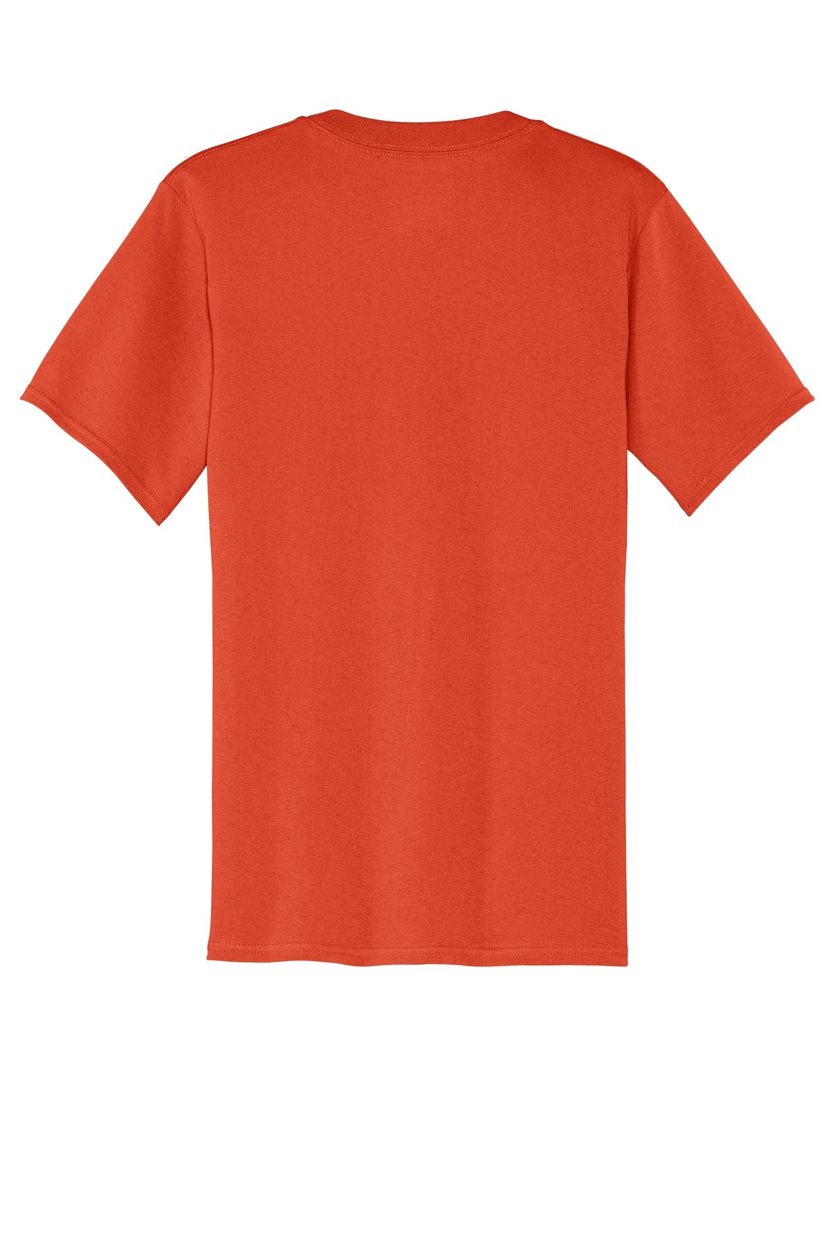 Custom Embroidered Port & Co T-Shirts  in Orange