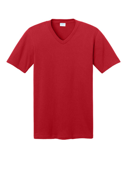 Port & Company Core Cotton V-Neck Tee. PC54V