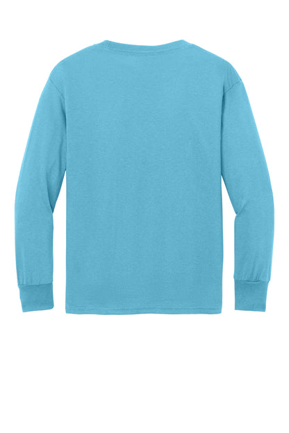 Port & Company Youth Long Sleeve Core Cotton Tee. PC54YLS