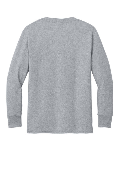 Port & Company Youth Long Sleeve Core Cotton Tee. PC54YLS