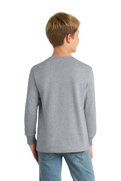 Custom Embroidered Port & Co T-Shirts  in Athletic Heather