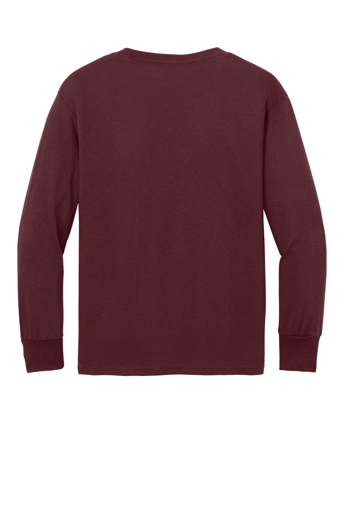 Custom Embroidered Port & Co T-Shirts  in Athletic Maroon