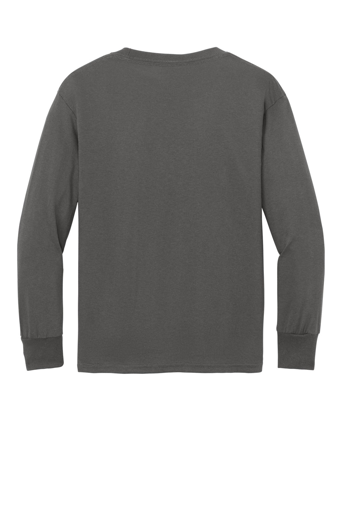 Custom Embroidered Port & Co T-Shirts  in Charcoal