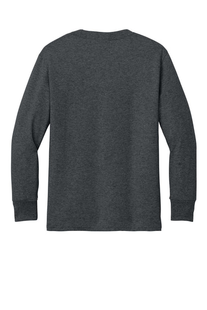Custom Embroidered Port & Co T-Shirts  in Dark Heather Grey