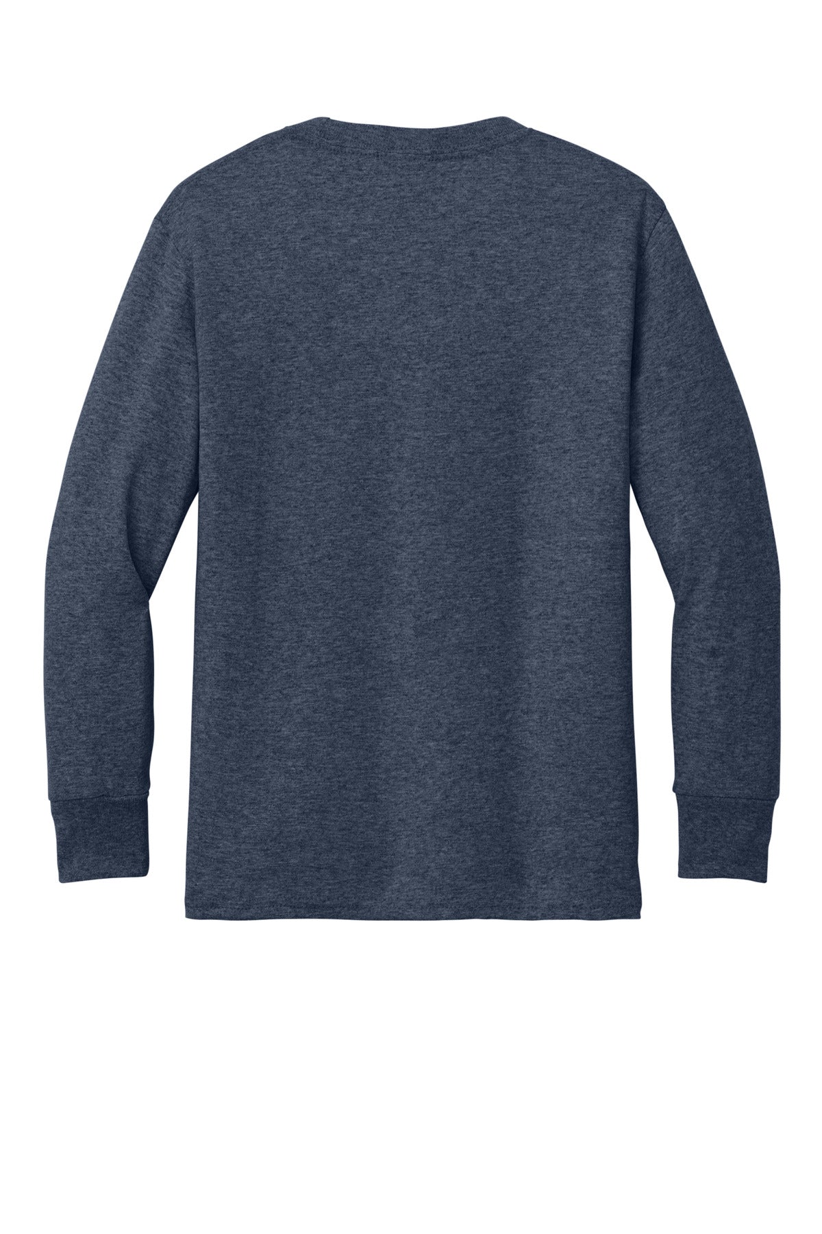 Custom Embroidered Port & Co T-Shirts  in Heather Navy