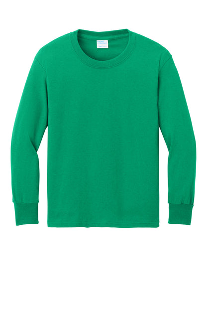 Custom Embroidered Port & Co T-Shirts  in Kelly