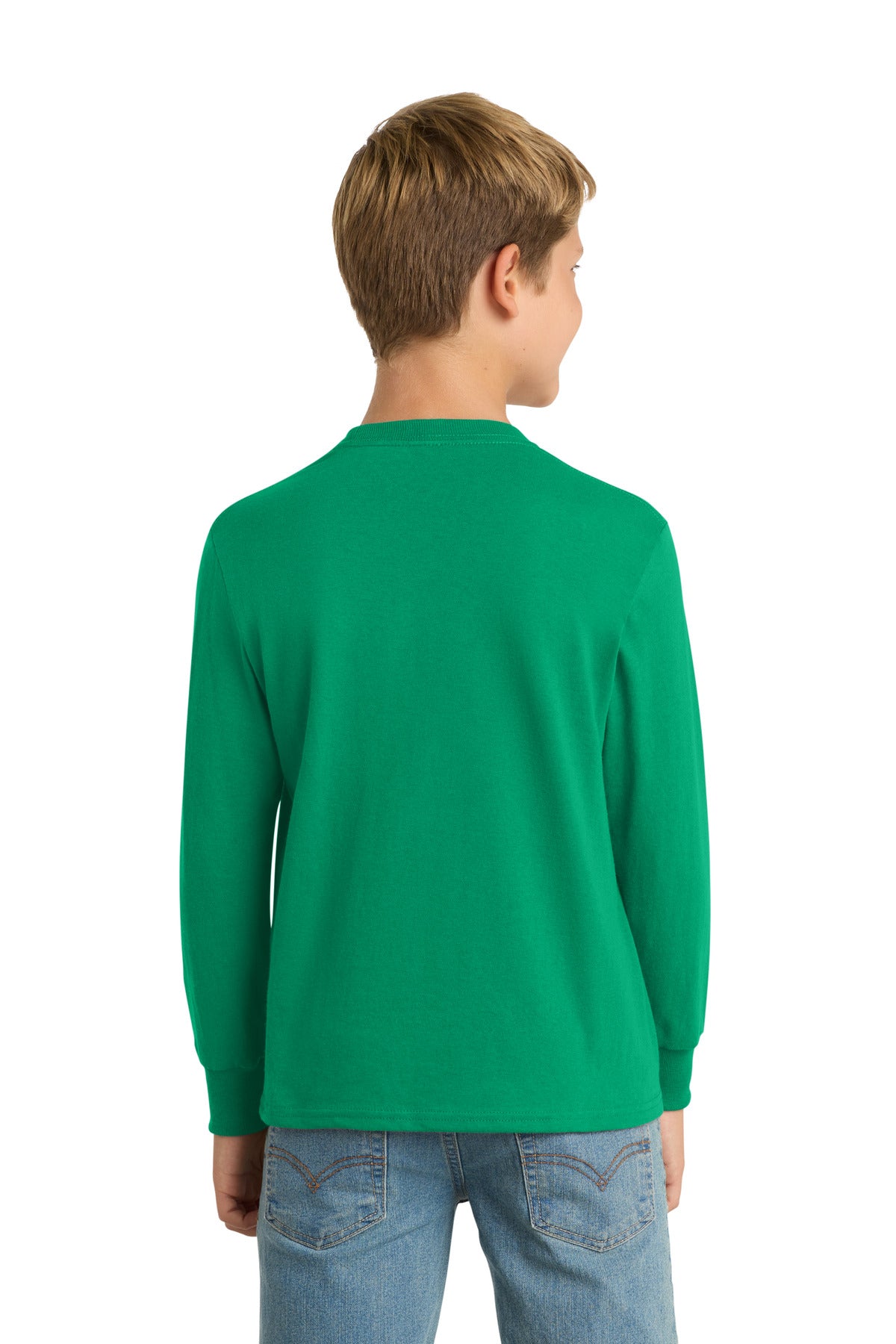 Custom Embroidered Port & Co T-Shirts  in Kelly
