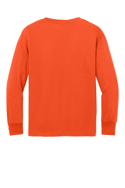 Custom Embroidered Port & Co T-Shirts  in Orange