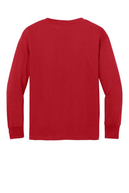 Custom Embroidered Port & Co T-Shirts  in Red