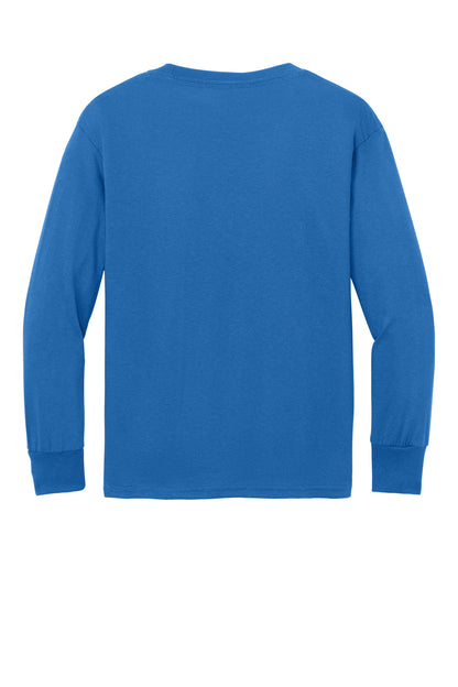 Custom Embroidered Port & Co T-Shirts  in Royal