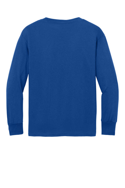 Custom Embroidered Port & Co T-Shirts  in True Royal