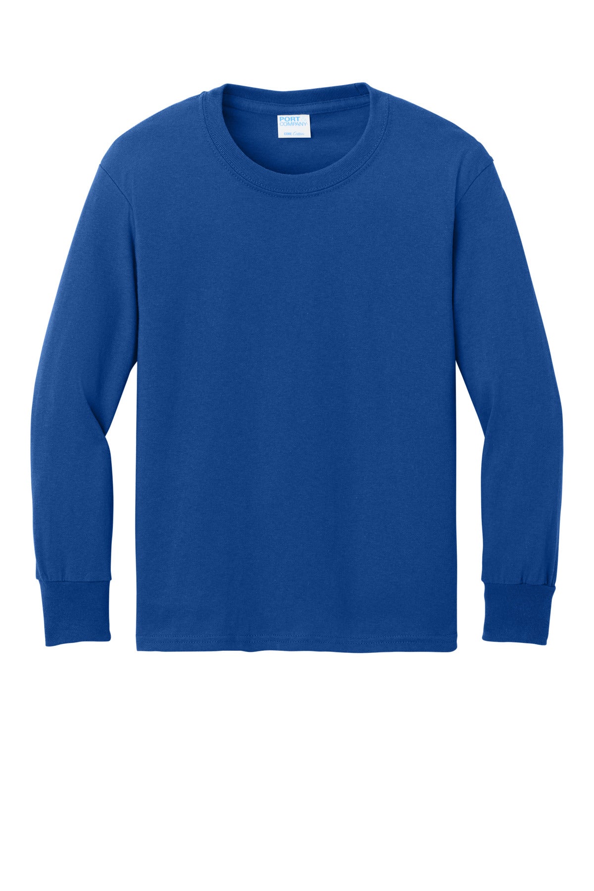 Custom Embroidered Port & Co T-Shirts  in True Royal