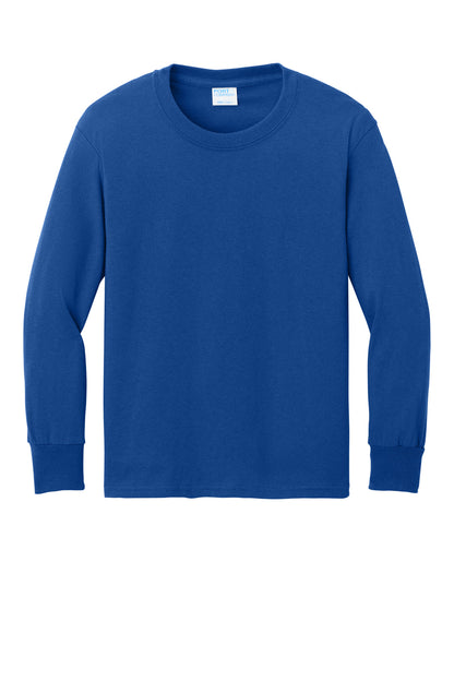 Custom Embroidered Port & Co T-Shirts  in True Royal