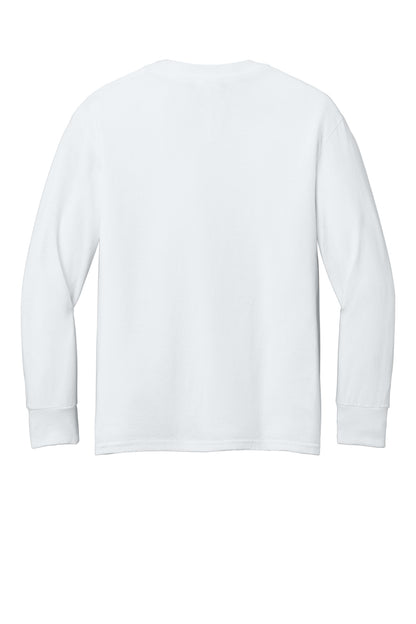 Port & Company Youth Long Sleeve Core Cotton Tee. PC54YLS