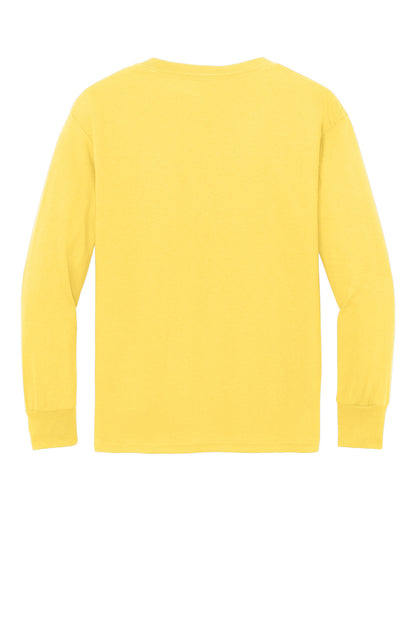 Custom Embroidered Port & Co T-Shirts  in Yellow