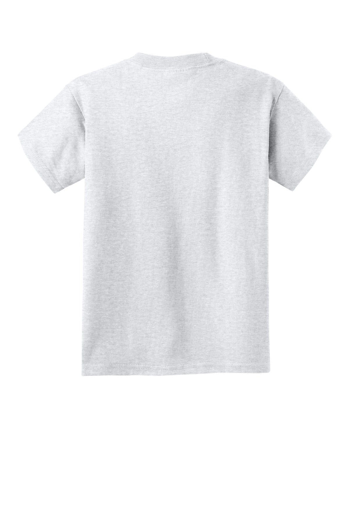 Custom Embroidered Port & Co T-Shirts  in Ash