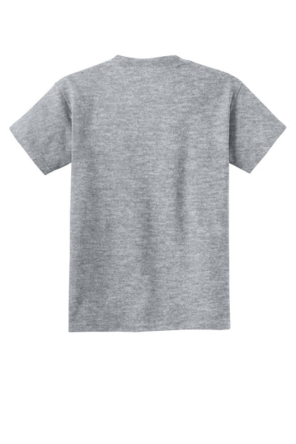 Custom Embroidered Port & Co T-Shirts  in Athletic Heather