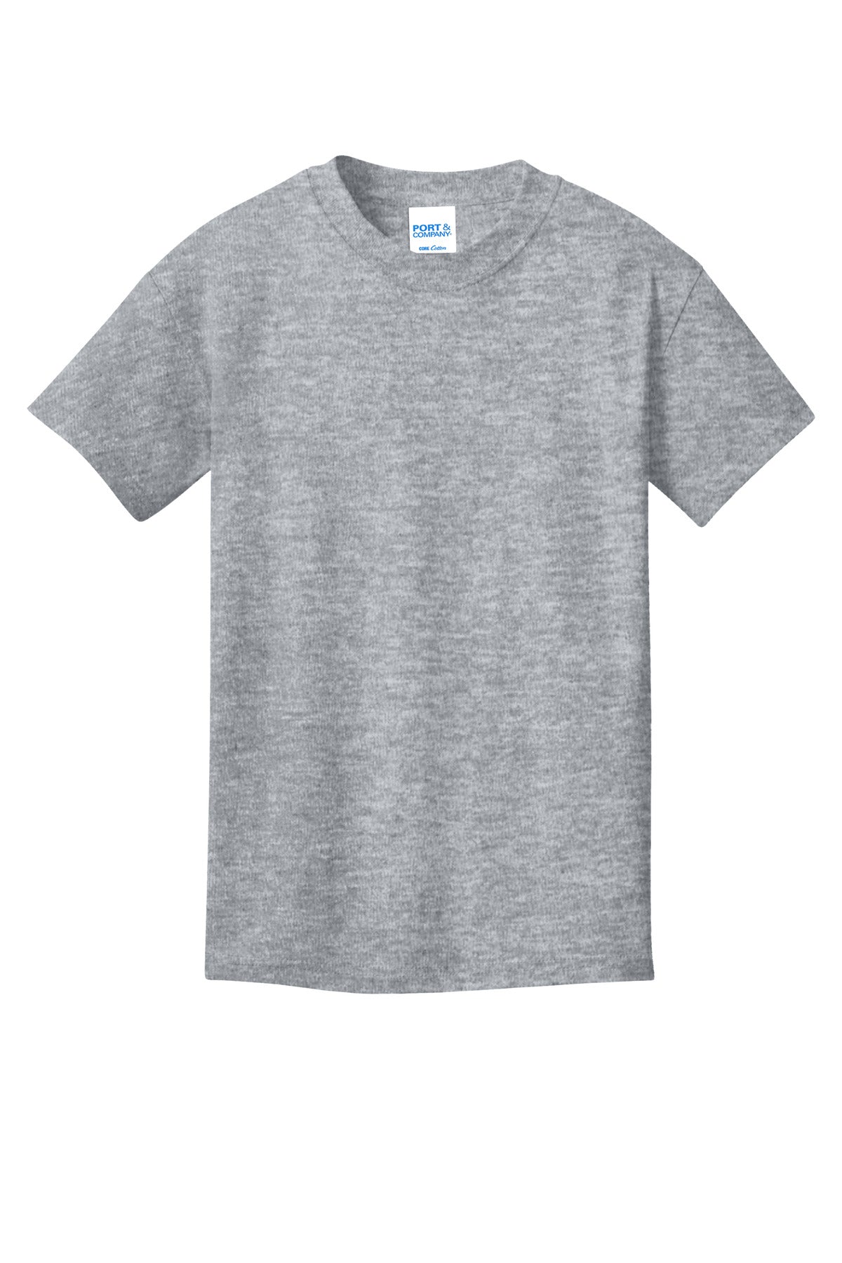 Custom Embroidered Port & Co T-Shirts  in Athletic Heather
