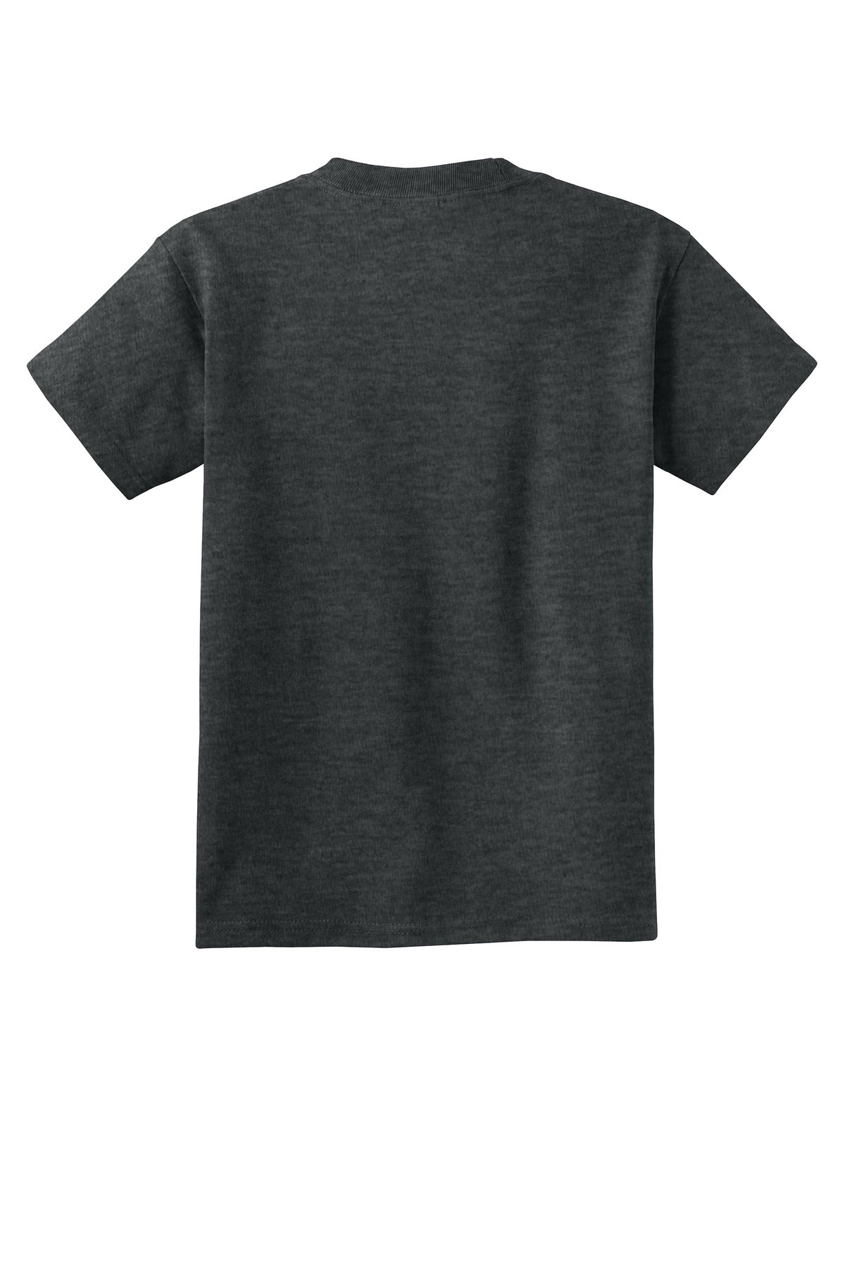 Custom Embroidered Port & Co T-Shirts  in Black Heather