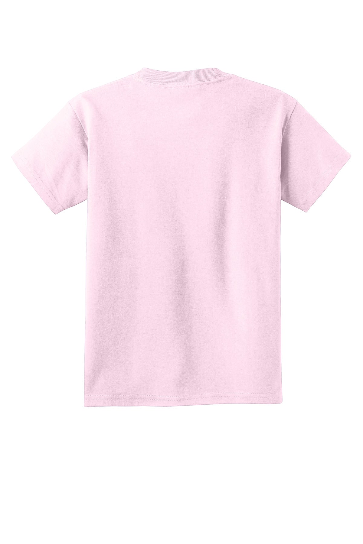 Custom Embroidered Port & Co T-Shirts  in Cherry Blossom