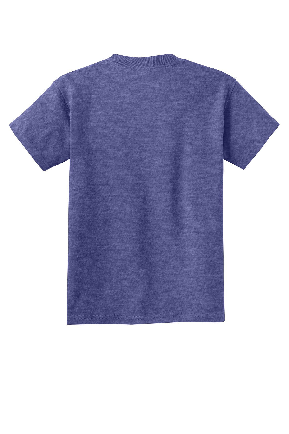Custom Embroidered Port & Co T-Shirts  in Heather Purple