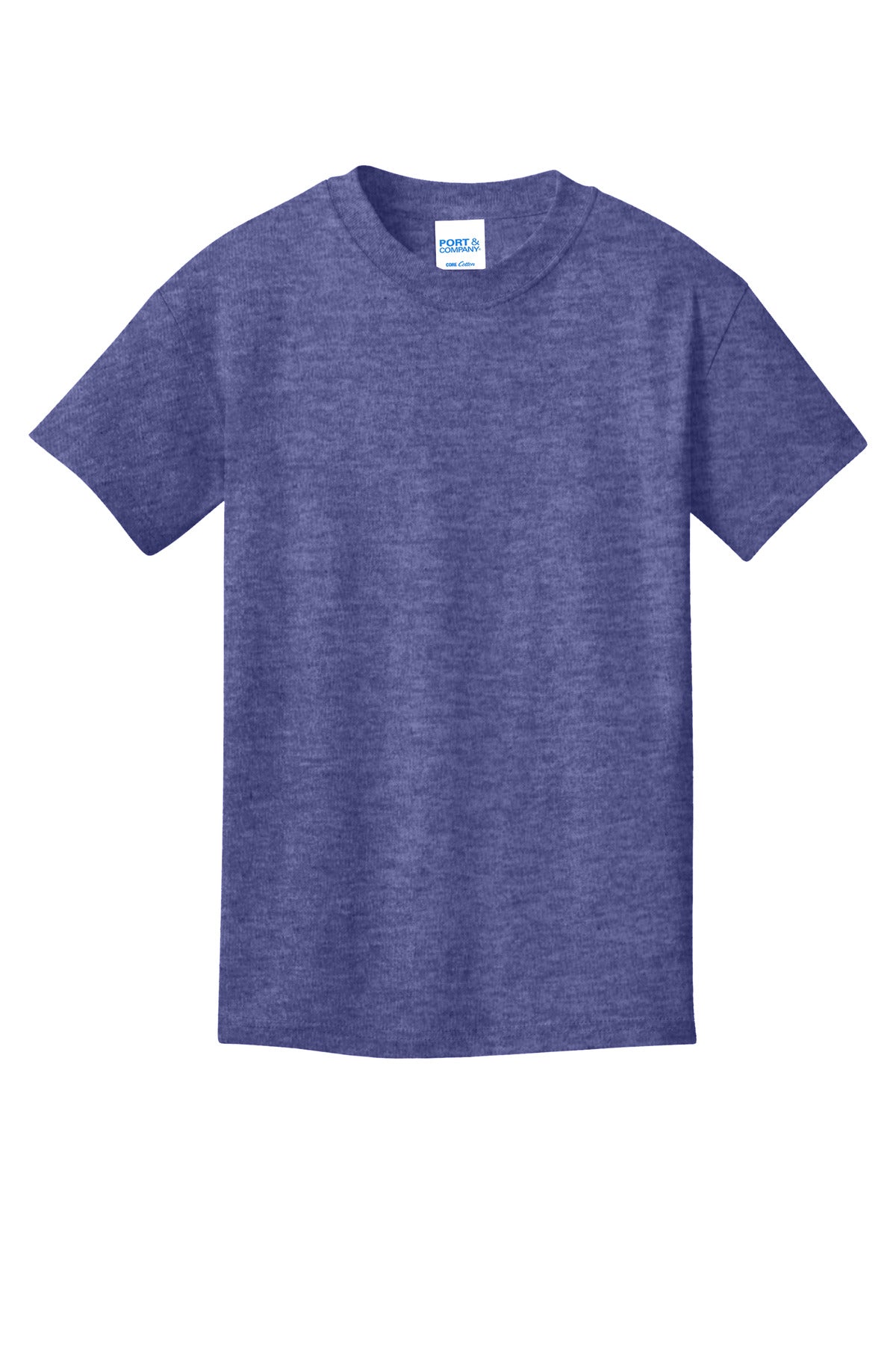 Custom Embroidered Port & Co T-Shirts  in Heather Purple