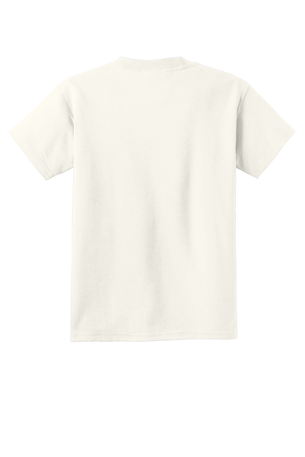 Custom Embroidered Port & Co T-Shirts  in Ivory