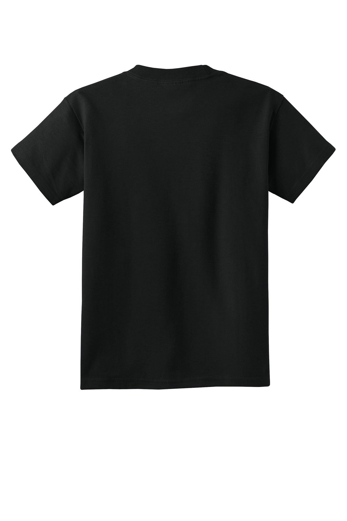 Custom Embroidered Port & Co T-Shirts  in Jet Black
