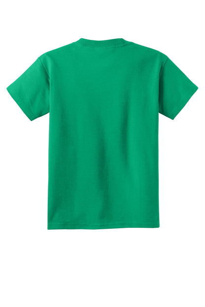 Custom Embroidered Port & Co T-Shirts  in Kelly