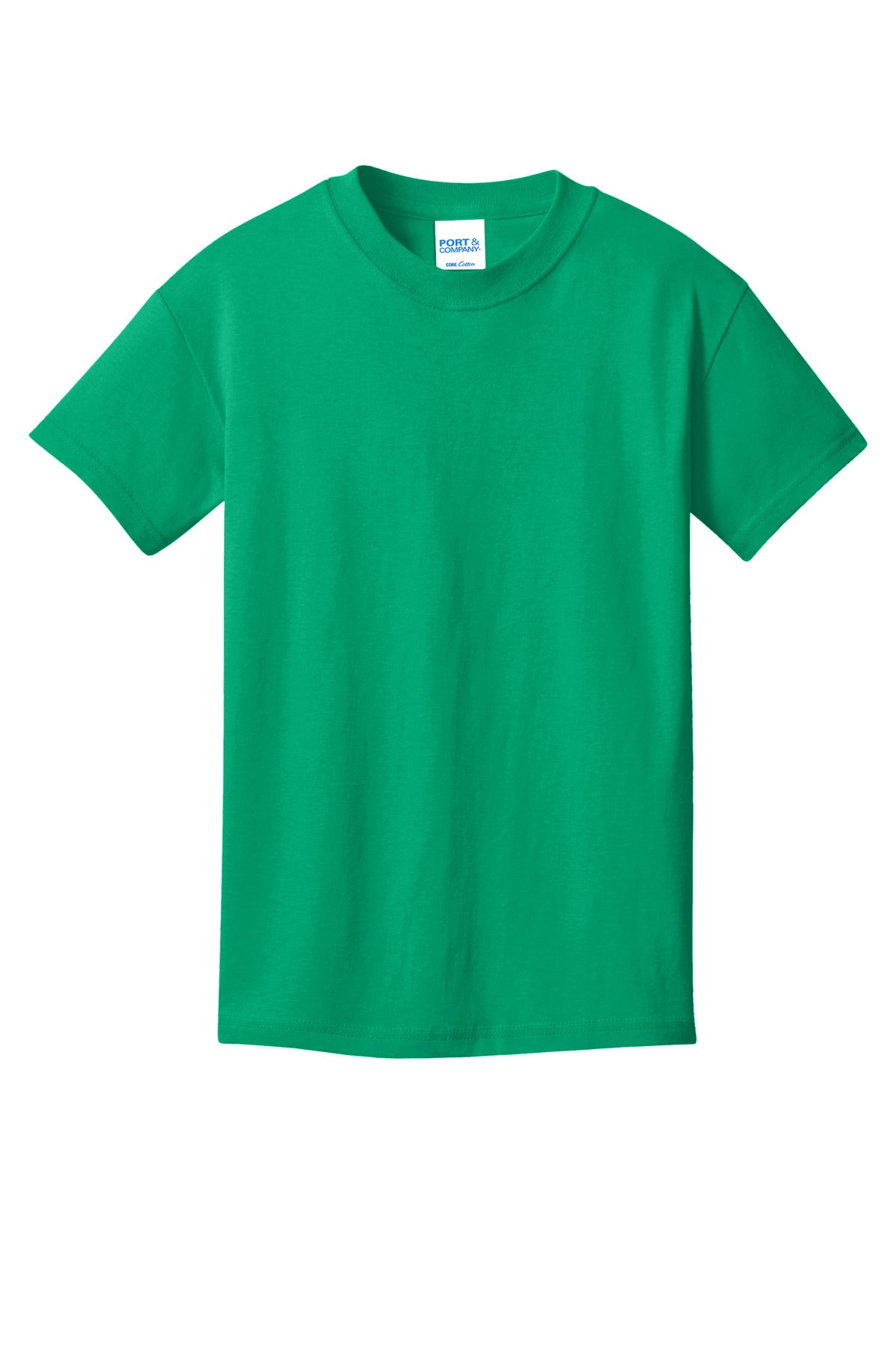 Custom Embroidered Port & Co T-Shirts  in Kelly