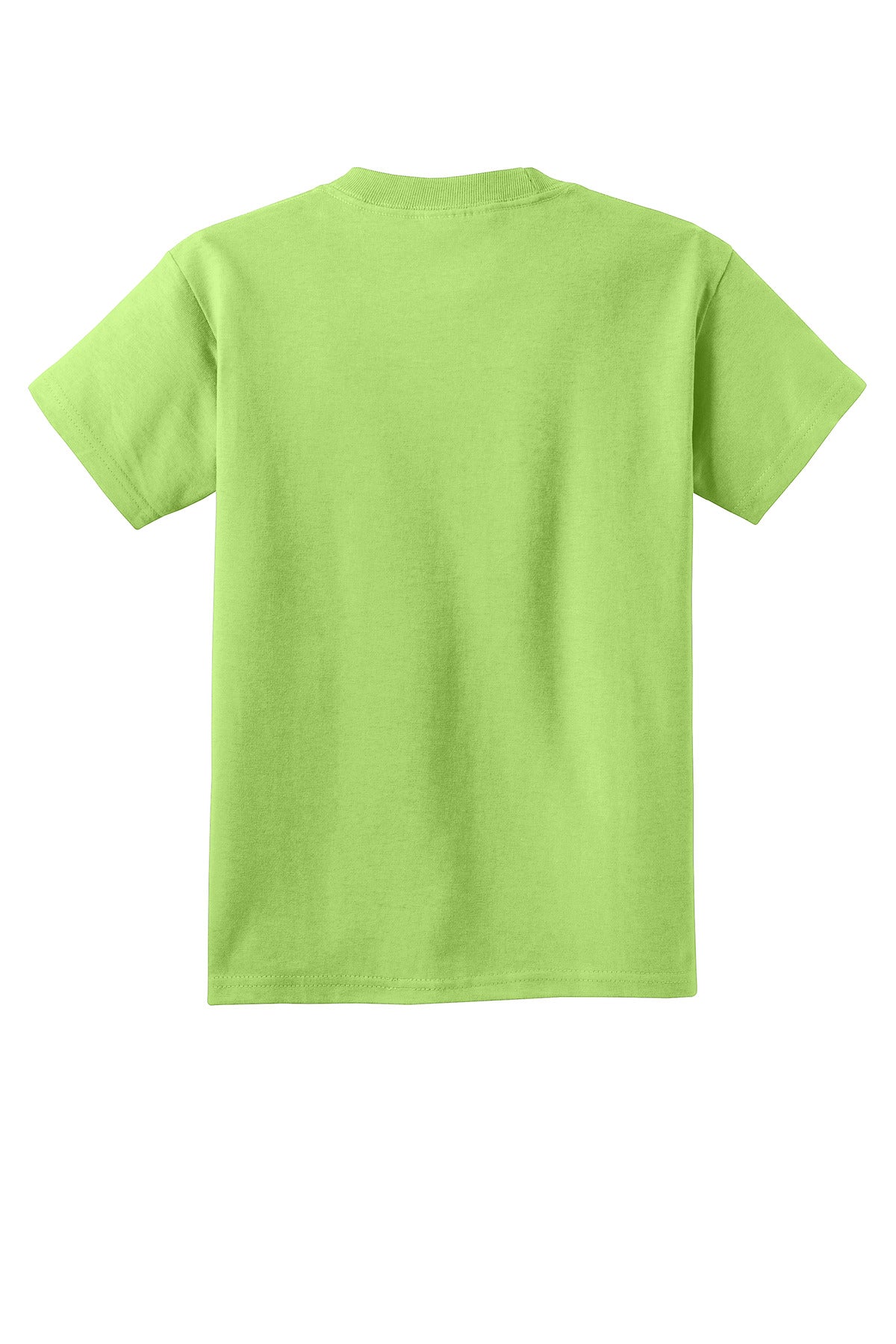 Custom Embroidered Port & Co T-Shirts  in Lime