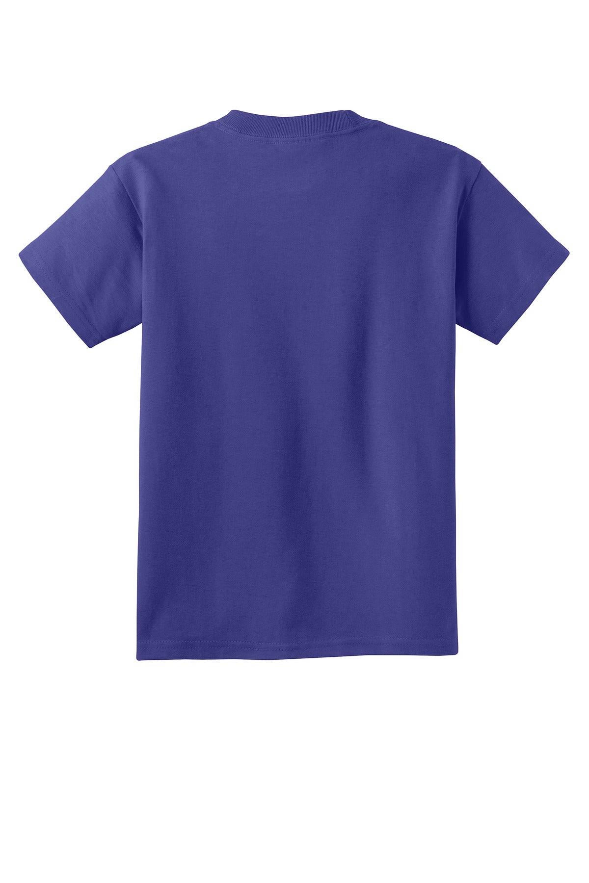 Custom Embroidered Port & Co T-Shirts  in Purple