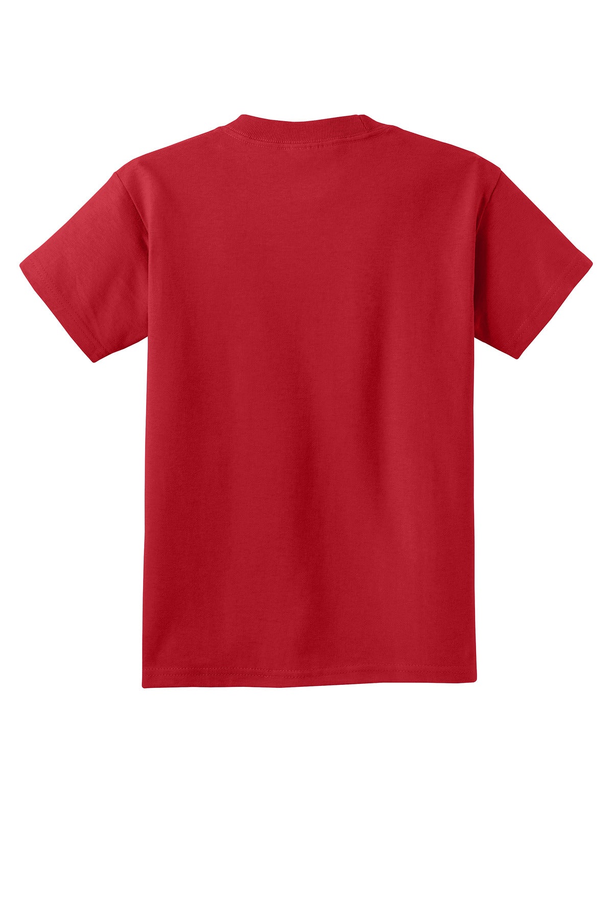 Custom Embroidered Port & Co T-Shirts  in Red