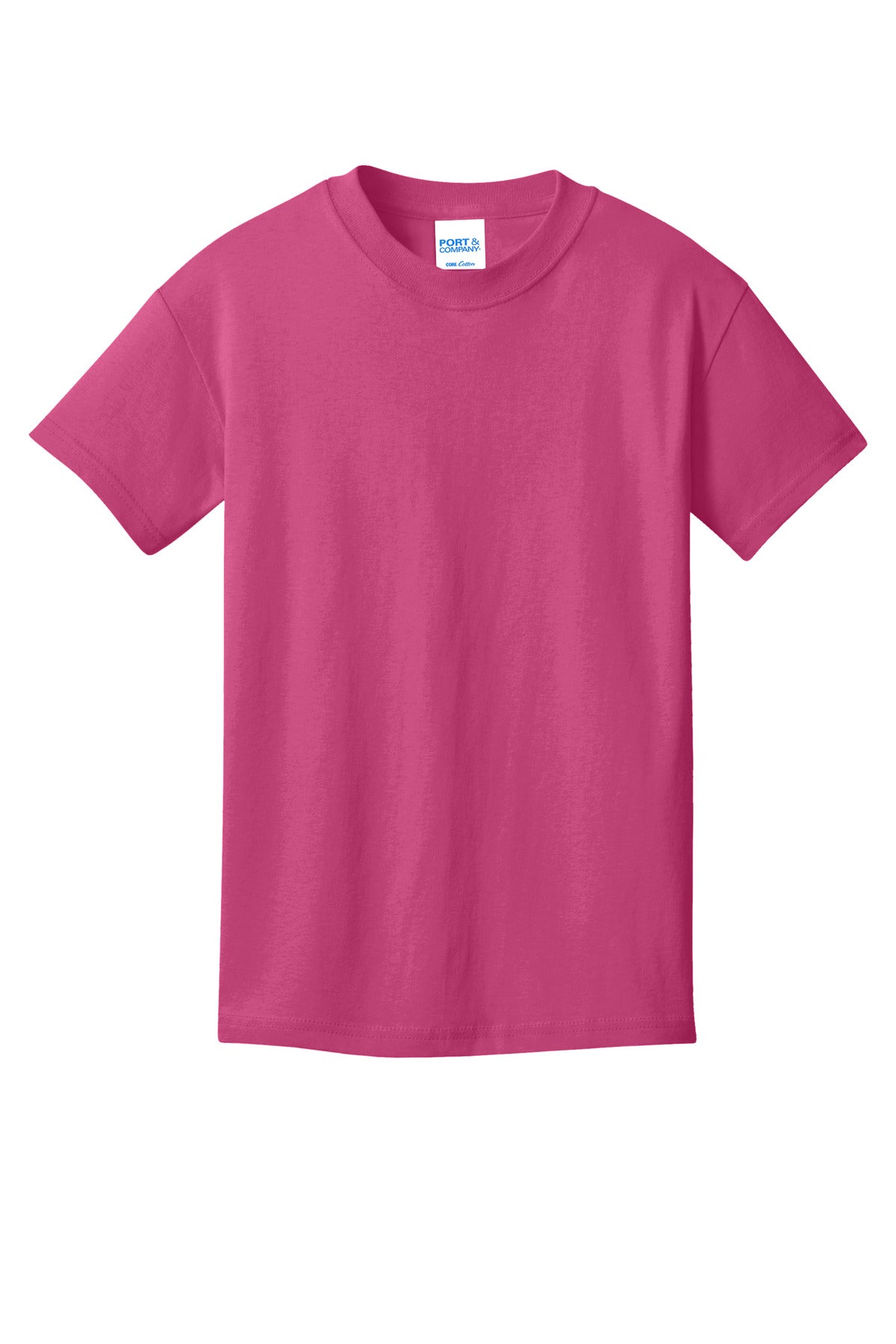 Custom Embroidered Port & Co T-Shirts  in Sangria