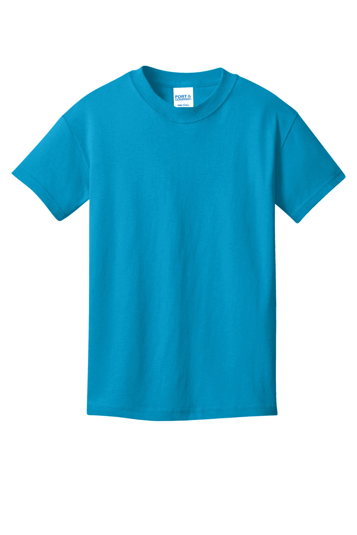 Custom Embroidered Port & Co T-Shirts  in Sapphire