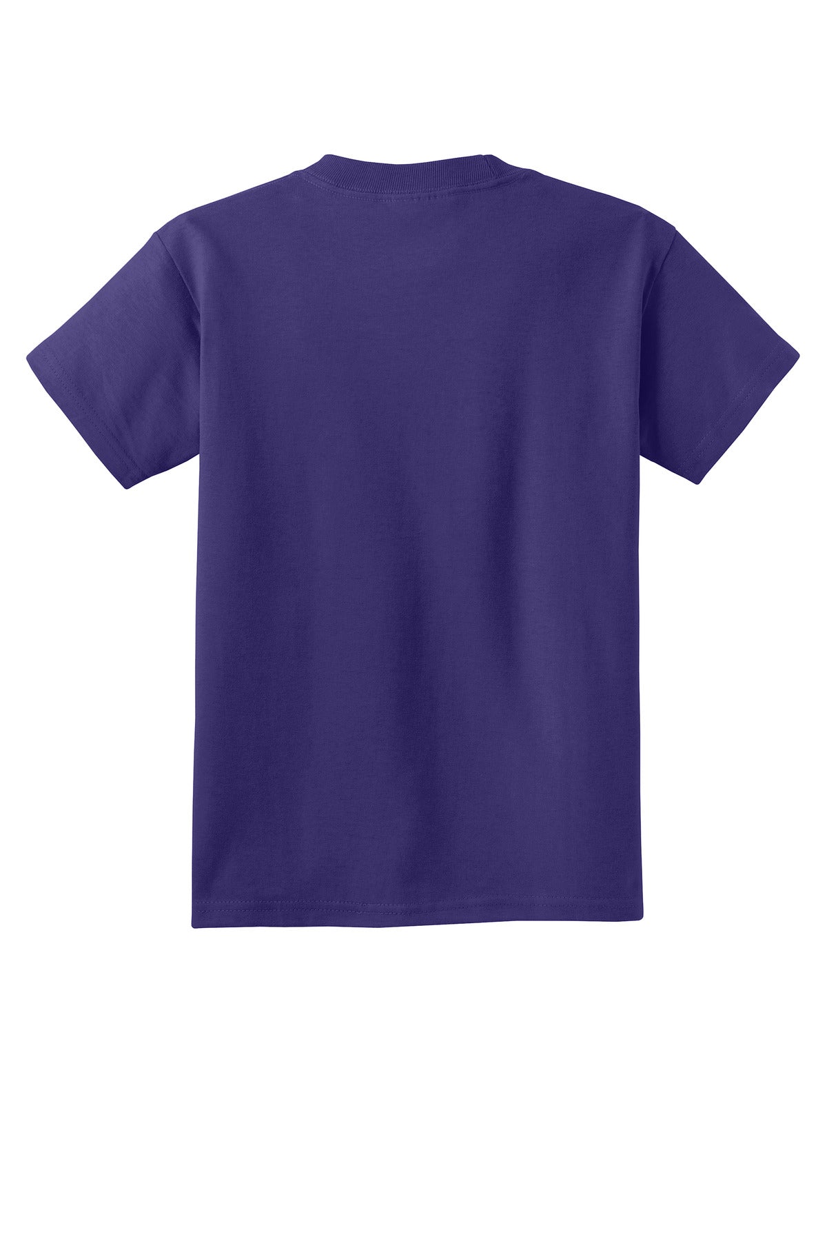 Custom Embroidered Port & Co T-Shirts  in Team Purple