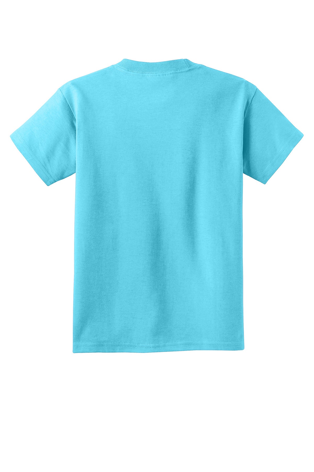 Custom Embroidered Port & Co T-Shirts  in Tidal Wave