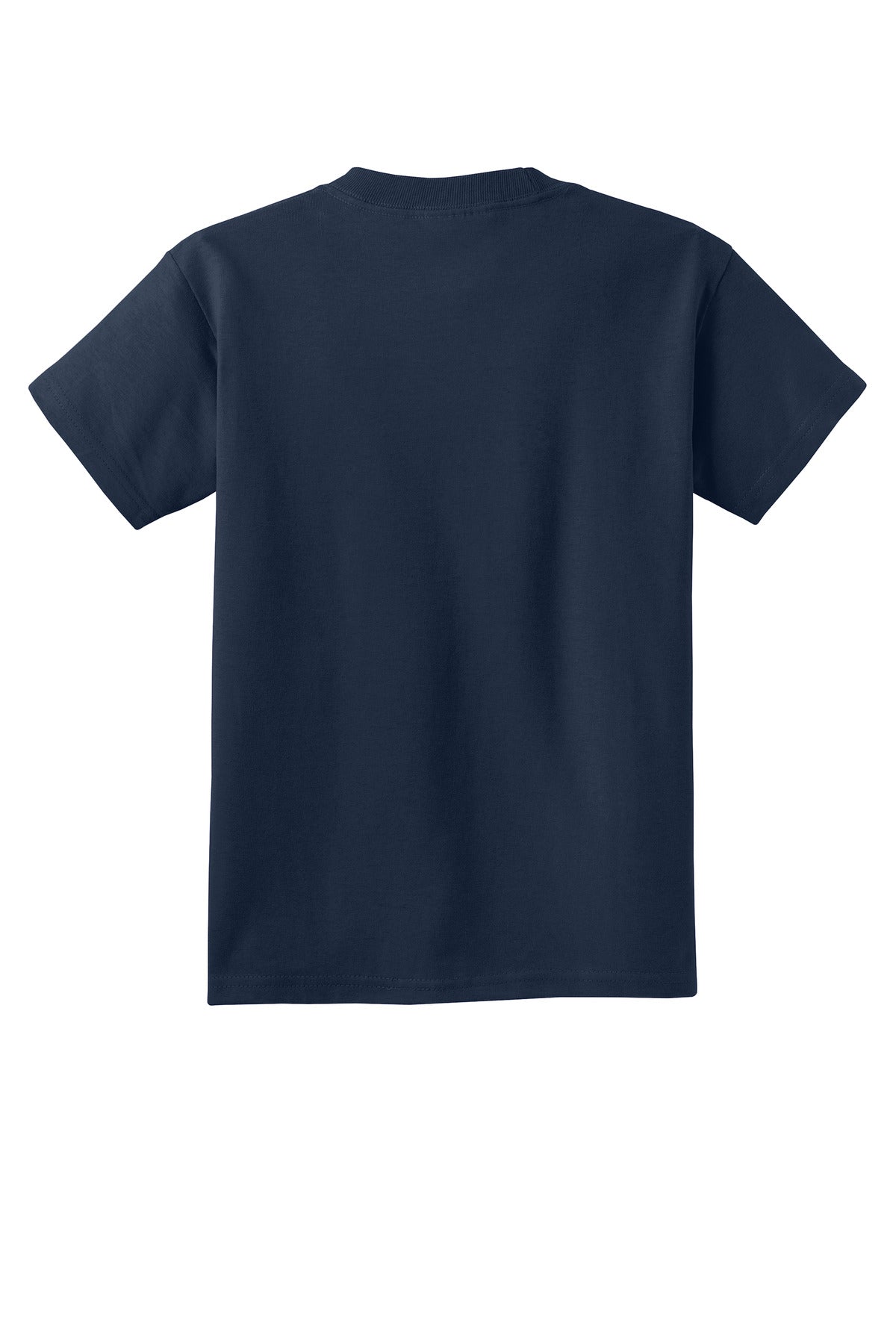 Custom Embroidered Port & Co T-Shirts  in True Navy