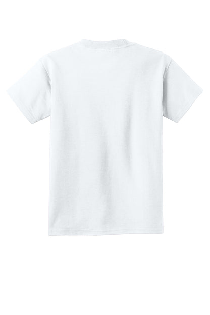 Custom Embroidered Port & Co T-Shirts  in White
