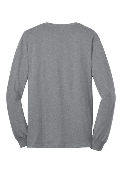 Custom Embroidered Port & Co T-Shirts  in Athletic Heather