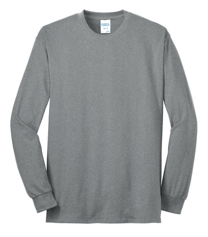 Custom Embroidered Port & Co T-Shirts  in Athletic Heather