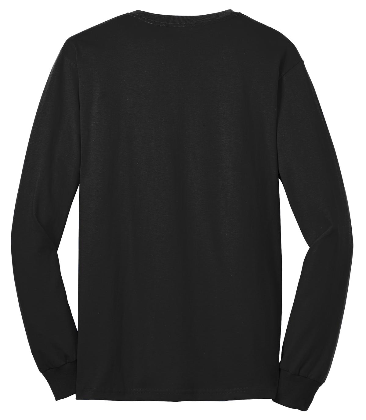 Custom Embroidered Port & Co T-Shirts  in Jet Black