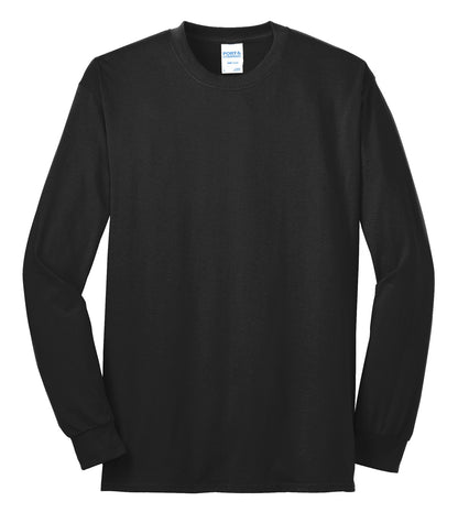 Custom Embroidered Port & Co T-Shirts  in Jet Black
